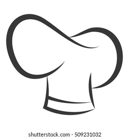 chef hat uniform isolated icon vector illustration design
