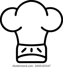 chef hat vector art logo