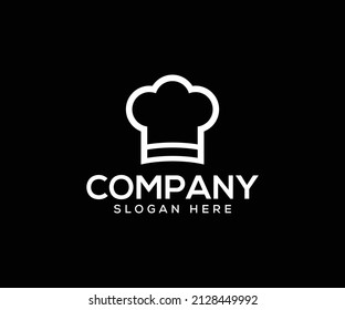 chef hat vector business logo design