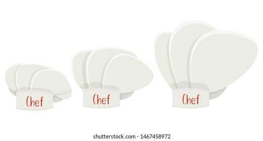 Chef hat vector design illustration isolated on white background