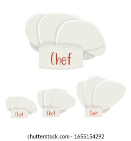 Chef hat vector design illustration isolated on white background