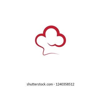 Chef hat vector icon