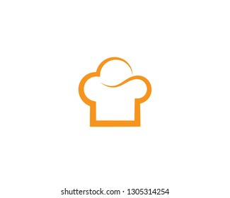 Chef hat vector icon