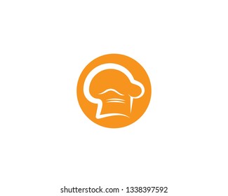Chef hat vector icon