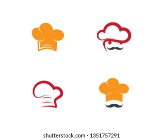 Chef hat vector icon