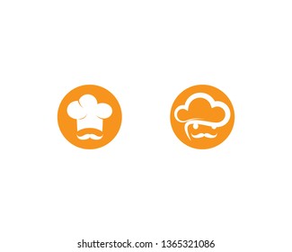 Chef hat vector icon