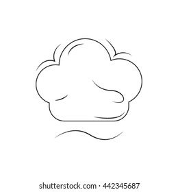 chef hat vector icon