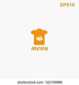 Chef hat vector icon