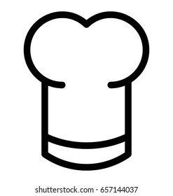 Chef Hat Vector Icon