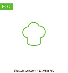 Chef hat vector icon. Cooking hat illustration vector icon. Kitchen logo. Culinary chef icon. Design web icon