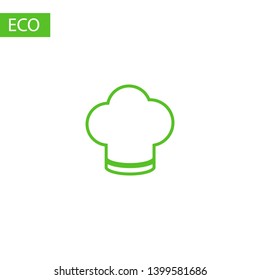 Chef hat vector icon. Cooking hat illustration vector icon. Kitchen logo. Culinary chef icon. Design web icon