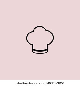 Chef hat vector icon. Cooking hat illustration vector icon. Kitchen logo. Culinary chef icon. Design web icon