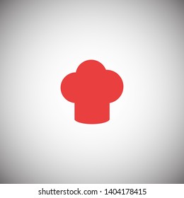 Chef hat vector icon. Cooking hat illustration vector icon. Kitchen logo. Culinary chef icon. Design web icon