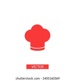Chef hat vector icon. Cooking hat illustration vector icon. Kitchen logo. Culinary chef icon. Design web icon
