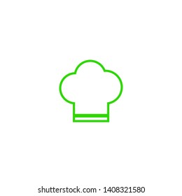Chef hat vector icon. Cooking hat illustration vector icon. Kitchen logo. Culinary chef icon. Design web icon