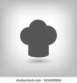 Chef hat vector icon. Cooking hat illustration vector icon. Kitchen logo. Culinary chef icon. Design web icon
