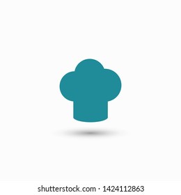 Chef hat vector icon. Cooking hat illustration vector icon. Kitchen logo. Culinary chef icon. Design web icon