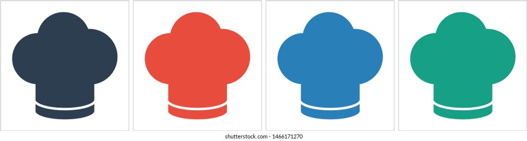 Chef hat vector icon. Cooking hat illustration vector icon. Kitchen logo. Culinary chef icon. Design web icon