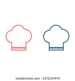 Chef hat vector icon. Cooking hat illustration vector icon. Kitchen logo. Culinary chef icon. Design web icon