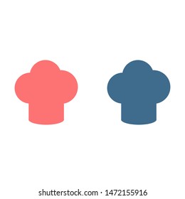 Chef hat vector icon. Cooking hat illustration vector icon. Kitchen logo. Culinary chef icon. Design web icon