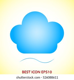 chef hat vector icon, eps10