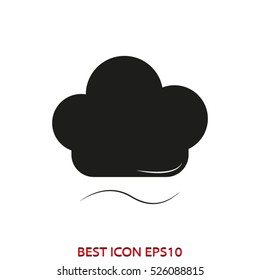 chef hat vector icon, eps10