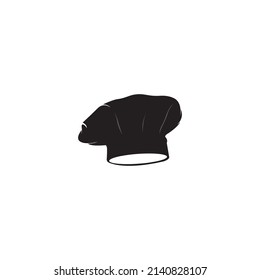 chef hat vector icon illustration logo design.
