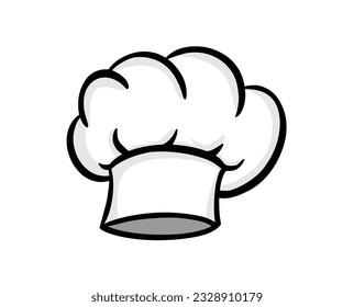 Icono vectorial de sombrero de chef - aislado
