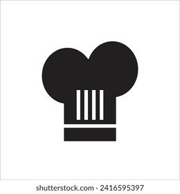 chef hat vector icon line template