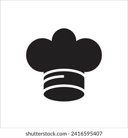 chef hat vector icon line template