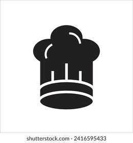 chef hat vector icon line template