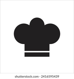 chef hat vector icon line template