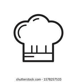 Chef Hat Vector Icon Trendy