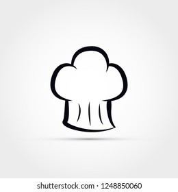Chef hat vector illustration, hand drawn