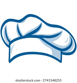 Chef Hat Vector Illustration Toque Blanche