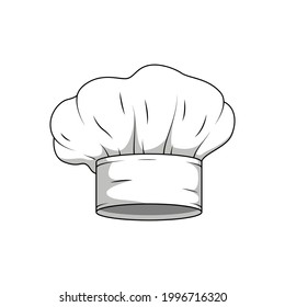 chef hat vector isolated on white background