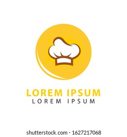 chef hat vector logo. chef hat logo vector illustration. restaurant logo. cooking logo