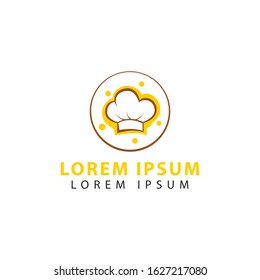 chef hat vector logo. chef hat logo vector illustration. restaurant logo. cooking logo