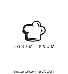 chef hat vector logo. chef hat logo vector illustration. restaurant logo. cooking logo