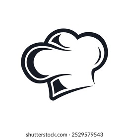 Logotipo del Vector del sombrero del cocinero. Ilustración vectorial del logotipo del sombrero del cocinero. Logotipo del restaurante