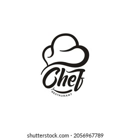 Chef Head Restaurant logo design inspiration