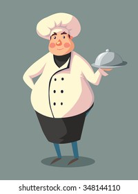 Chef holding meal