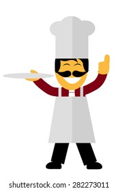 Chef - Holding A Plate 