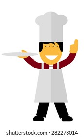 Chef - Holding A Plate 