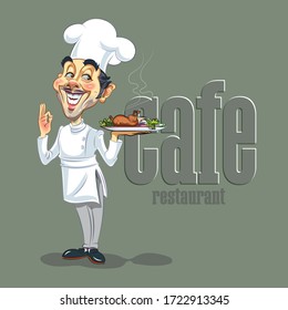 Chefkoch, Hotel- oder Restaurant-Menü-Logo