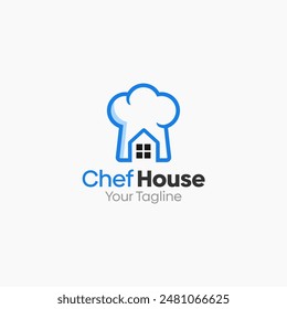 Chef House Logo Vector Template Design. Good for Business, Start up, Agency, and Organization