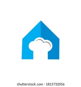 Chef House Vector , Food Logo