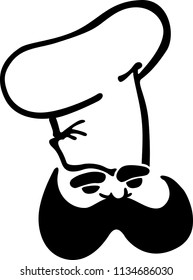 Chef icon, baker, pizza man