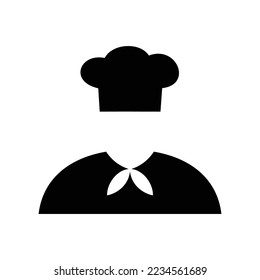 chef icon design. professional restaurant cooking sign and symbol.