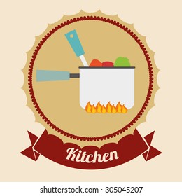 Chef icon digital design, vector illustration 10 eps graphic